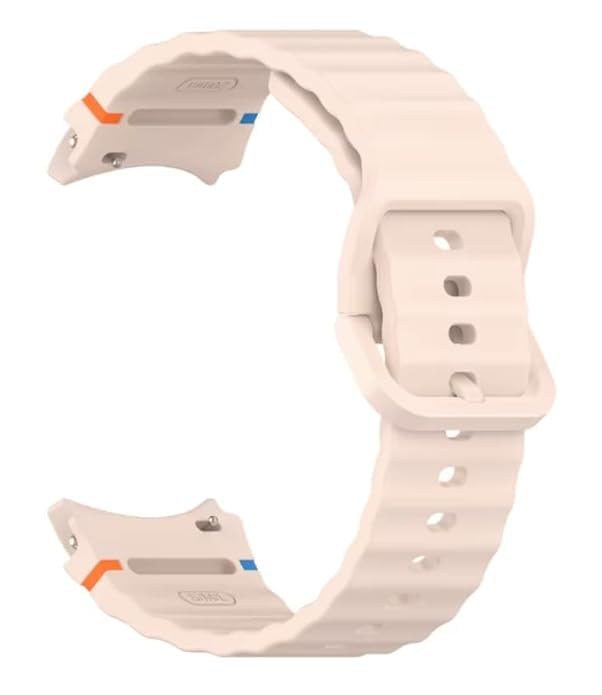 Meyaar Case+Strap for Samsung Galaxy Watch 7/6 44mm Silicone Band Tempered Glass Film Protective Case Upgrade Galaxy 6/7 to Ultra 47mm