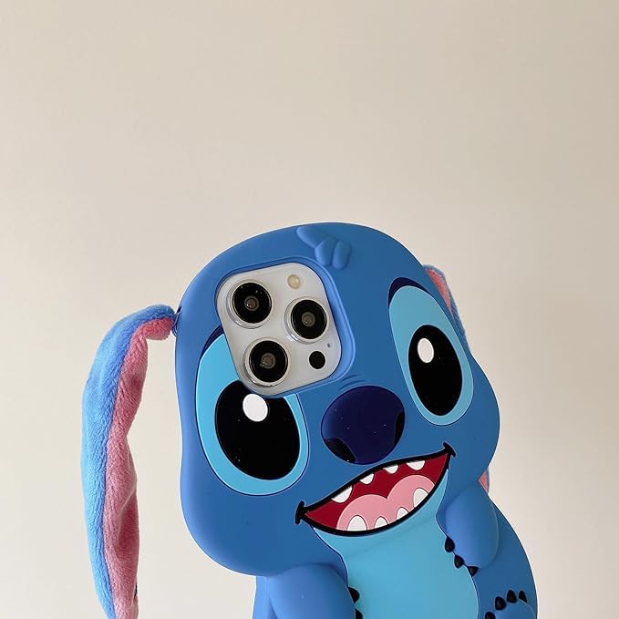 Meyaar Case For Apple Iphone 15 (Blue Stitch)