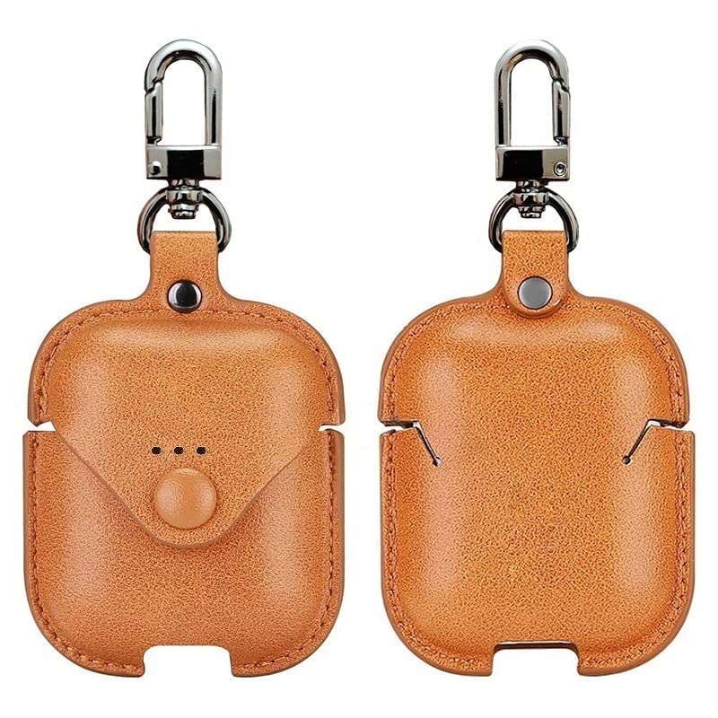 Meyaar Leather Cover Only Compatible With Boat Airdopes 131 & 138 (Light Brown)