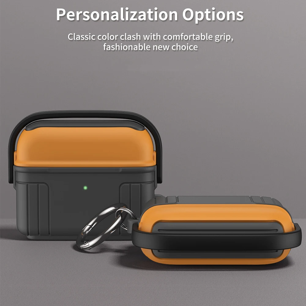 Meyaar Silicone Case For Airpods Pro/ Airpods Pro 2nd Gen (Ice Box Brown)