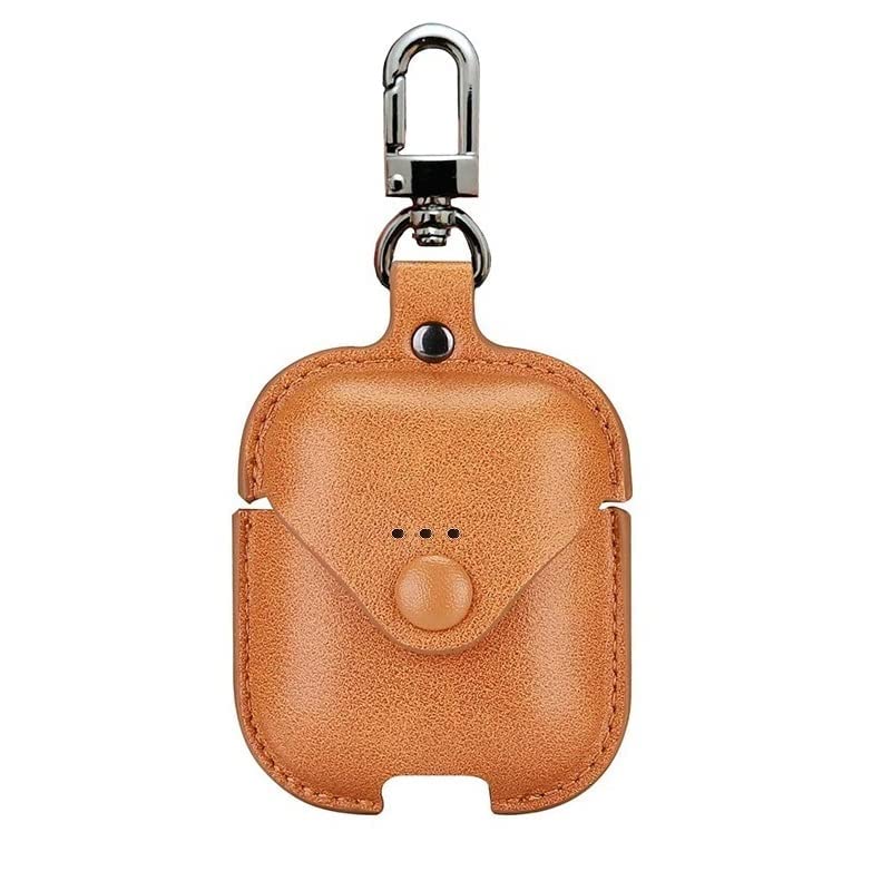 Meyaar Leather Cover Only Compatible With Boat Airdopes 131 & 138 (Light Brown)