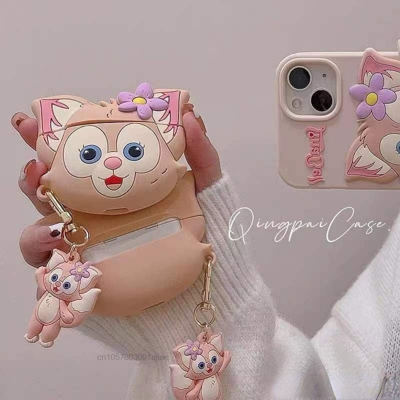 Meyaar Silicone Case For Apple Airpods Pro 2nd Generation With Keychain (Linabell Cat)